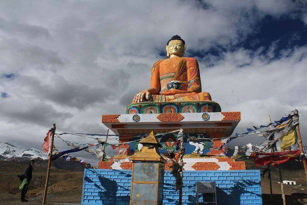 Buddha Statue at Langza village Spiti valley