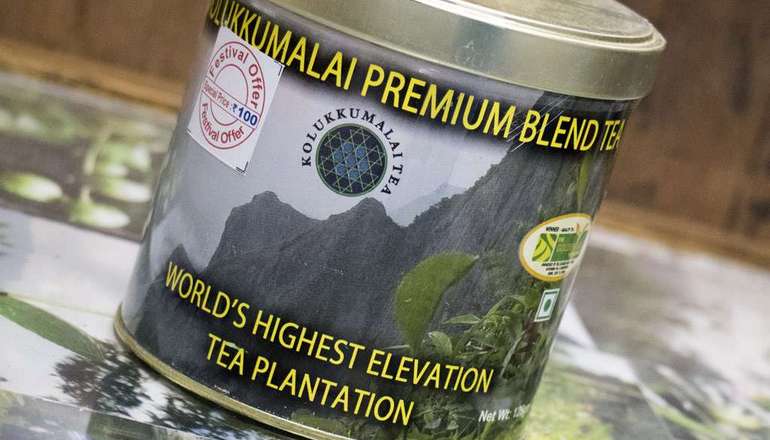 Kolukkumalai tea packet